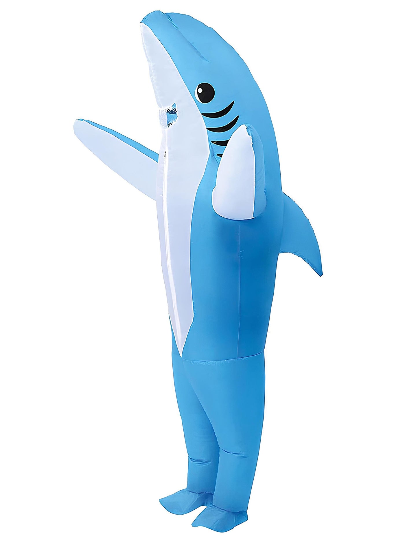 Costum de rechin gonflabil pentru adulți