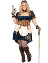 Futurist retro deghizare steampunk femeie de dimensiuni mari