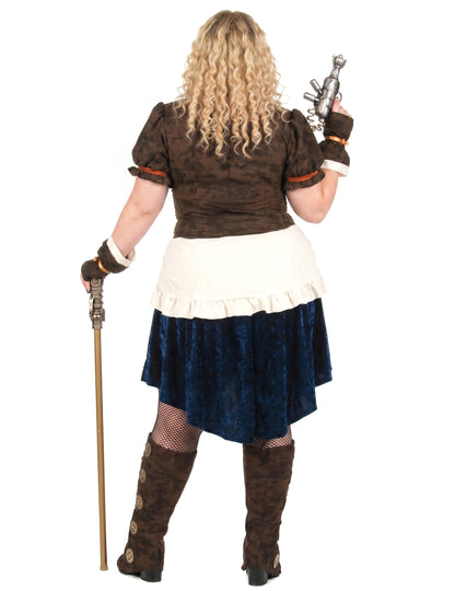 Déguisement rétro futuriste steampunk grande taille femme