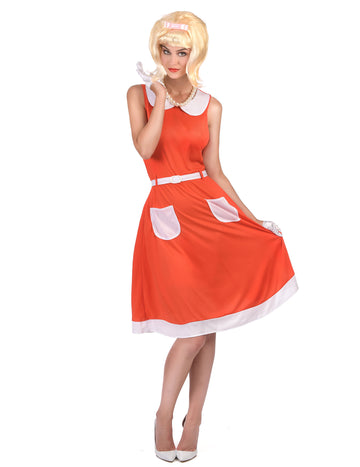 Costum retro vintage femeia din anii '60