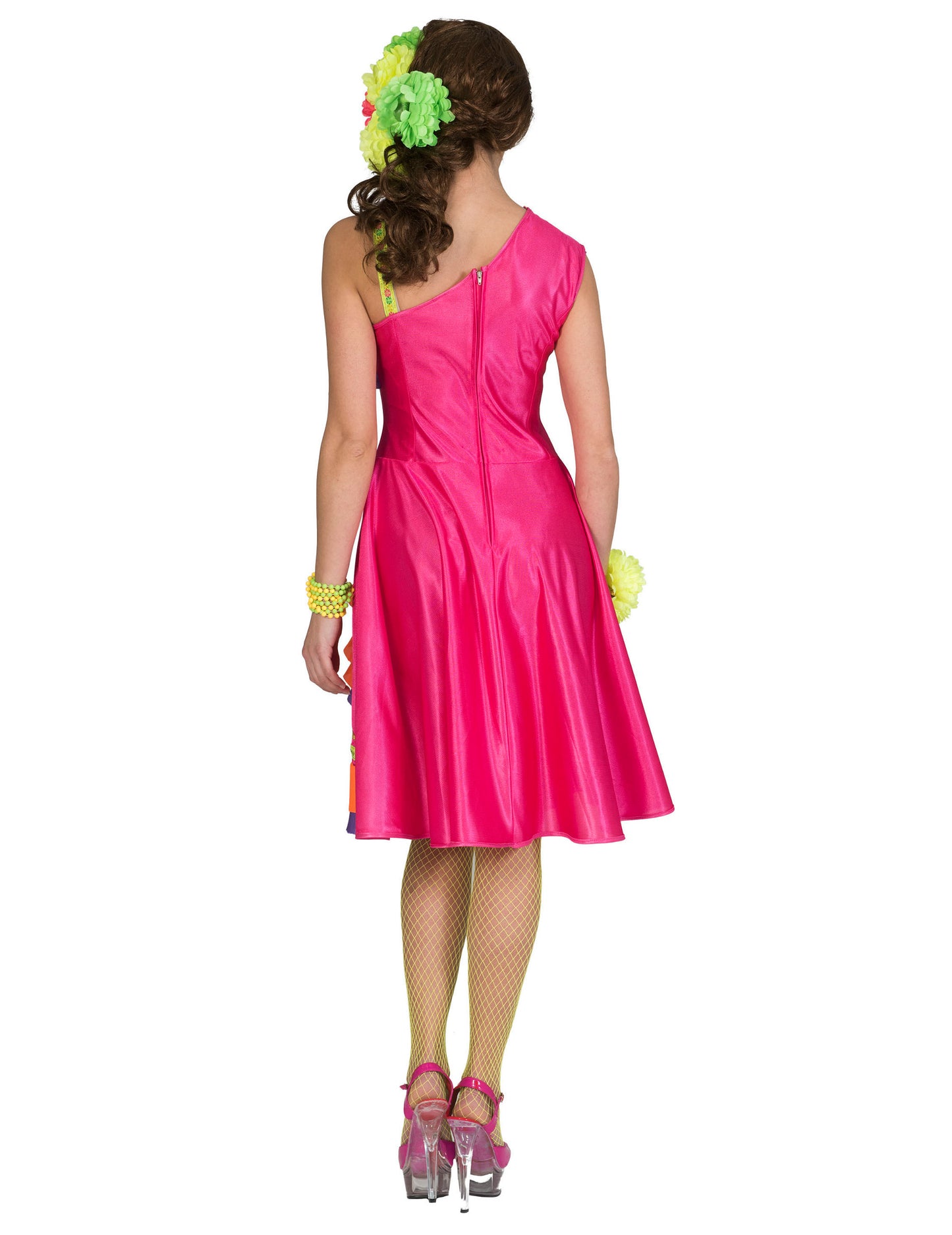 Vue de dos du déguisement robe danseuse de rumba
