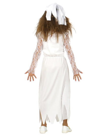 Costum de rochie de mireasă pentru fată sângeroasă