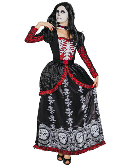 Costum de cuplu mexican Dia de los Muertos pentru adulți