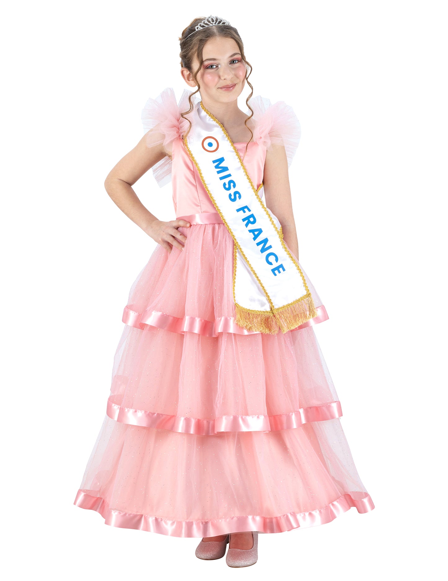 Costum Rochie Miss France™ roz fete