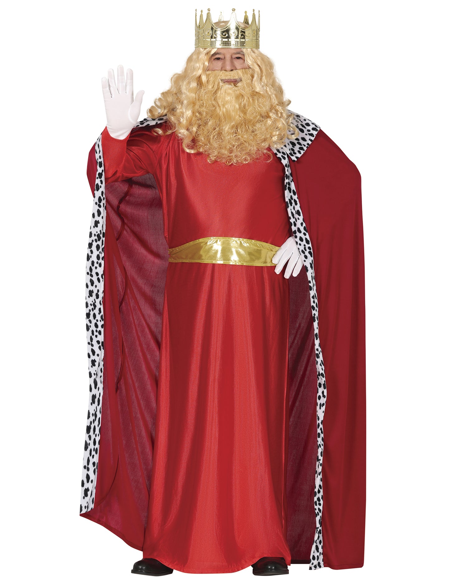 Costum de mage roșu roșu pentru adulți