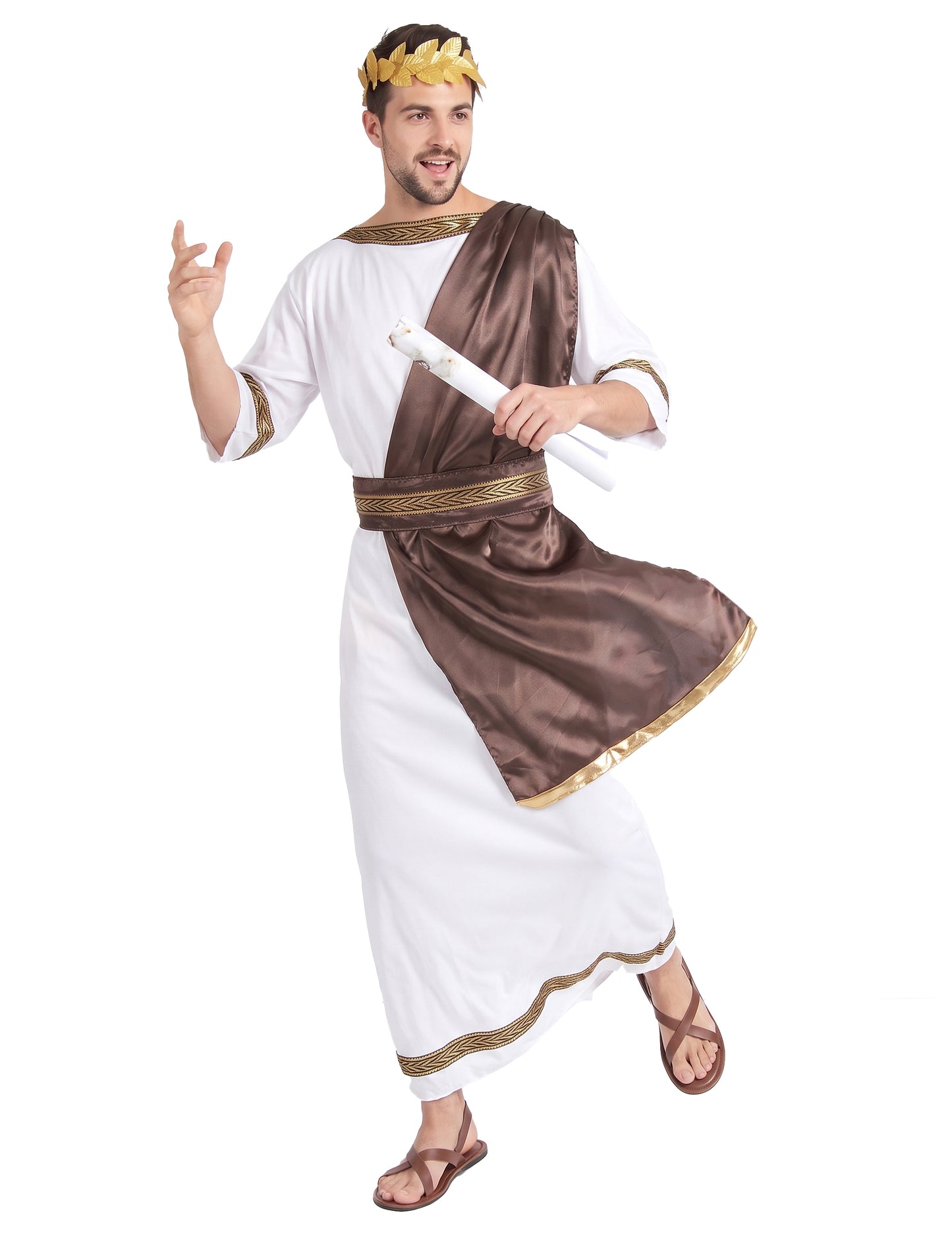 Om deghizat cu castan roman