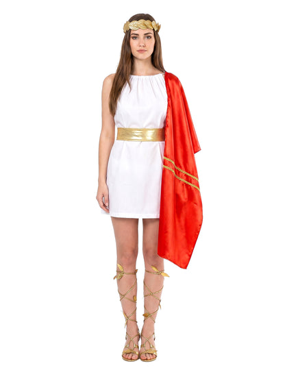 Femeie de costum roman și de aur