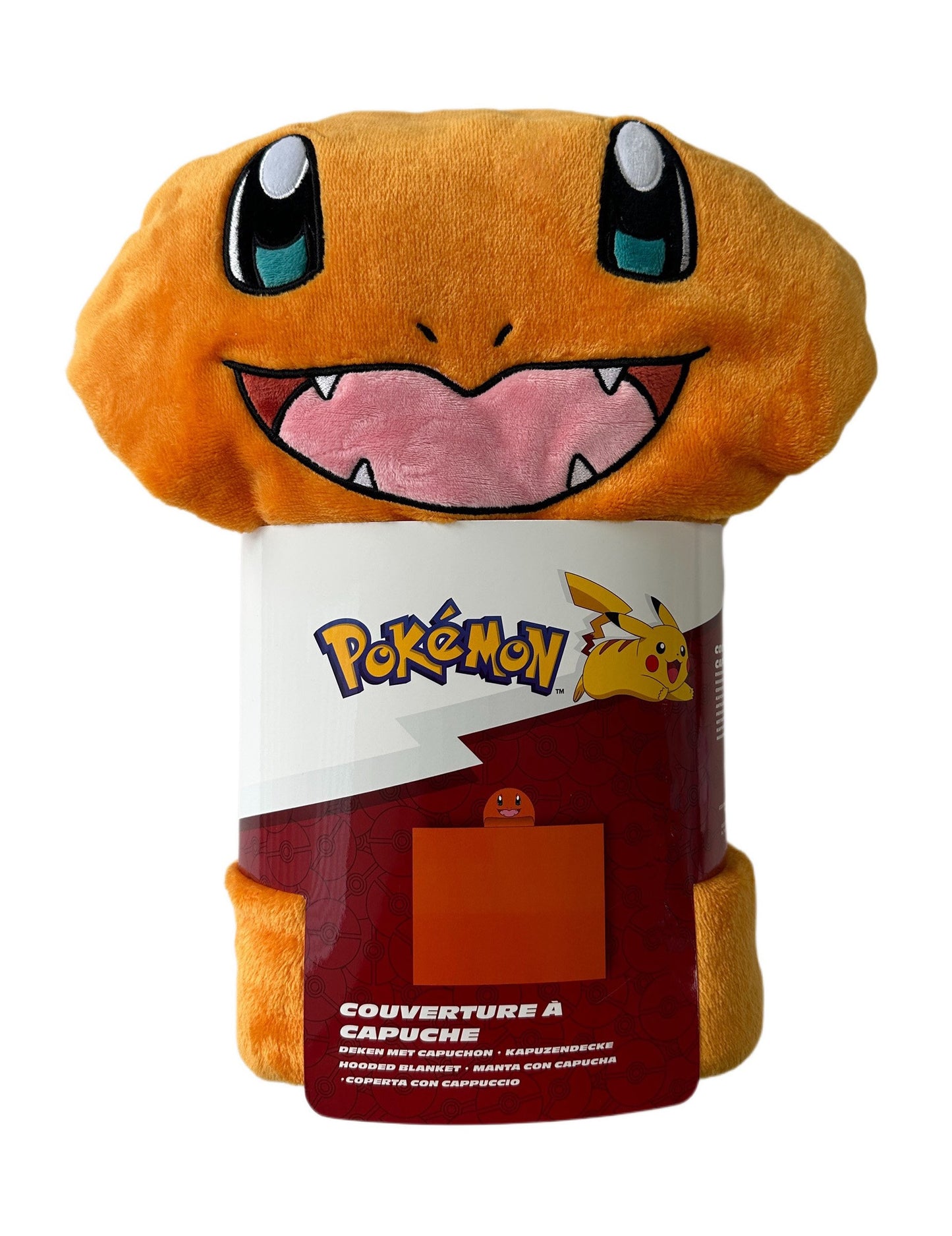 Costum deghizare Salamèche Pătură Polară cu Glugă pentru Copii Pokémon™ 