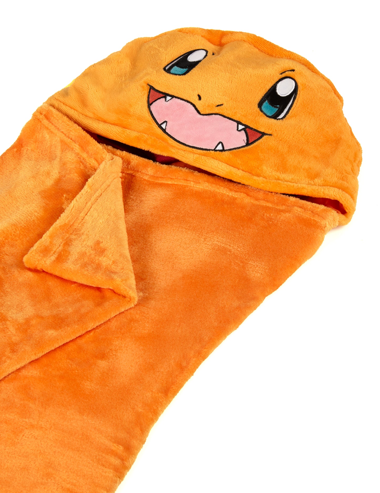 Costum deghizare Salamèche Pătură Polară cu Glugă pentru Copii Pokémon™ 