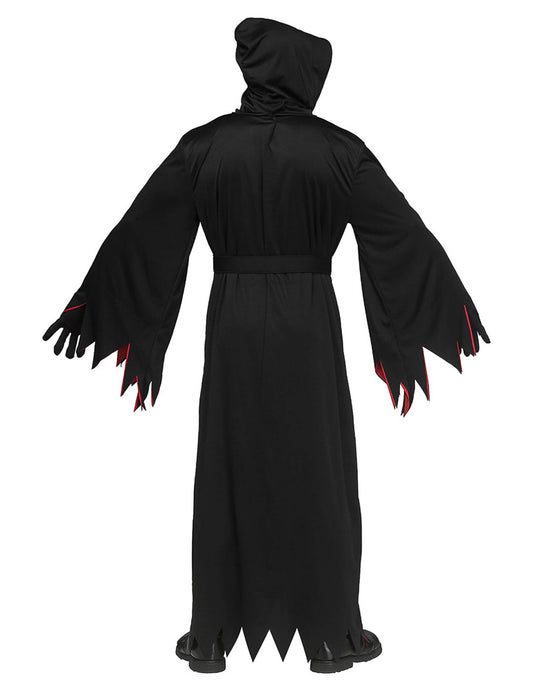 Costum Scream™ cu mască neagră și roșie pentru adulți