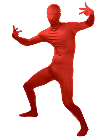 Déguisement seconde peau pour adulte rouge