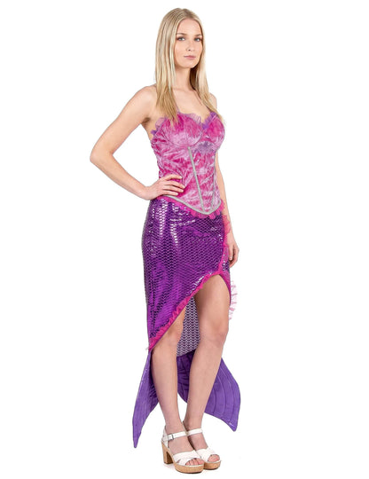 Costum de sirenă roz pentru femei