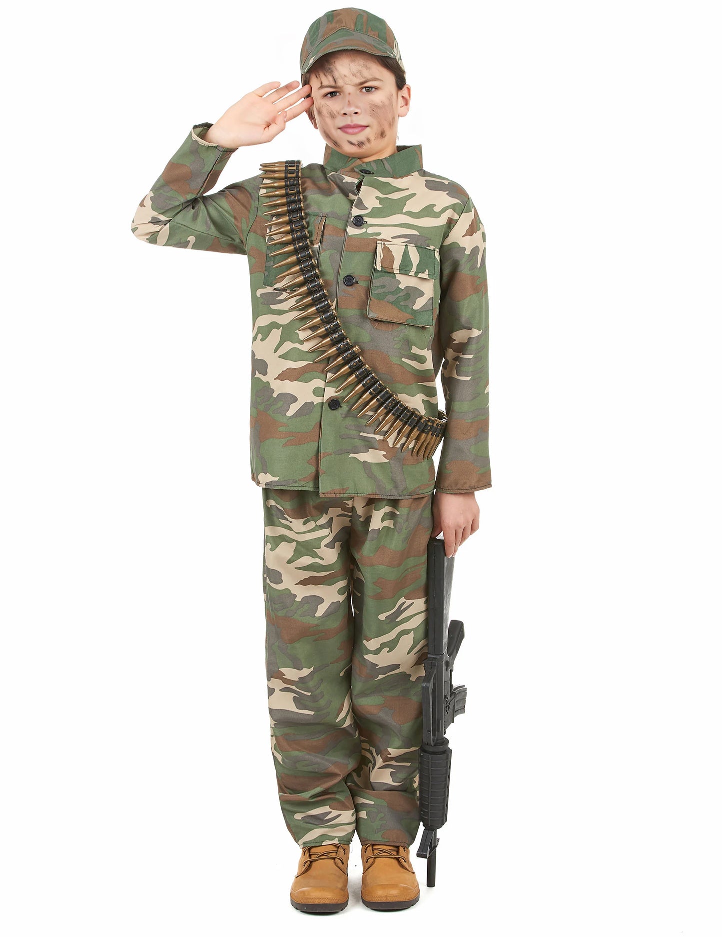 Costum de băiat soldat