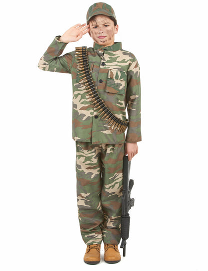 Costum de băiat soldat