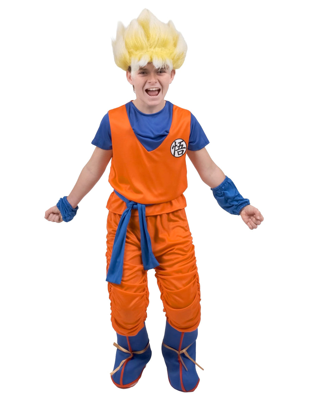 Vue de face du déguisement Son Goku Dragon Ball Z™ pour enfant