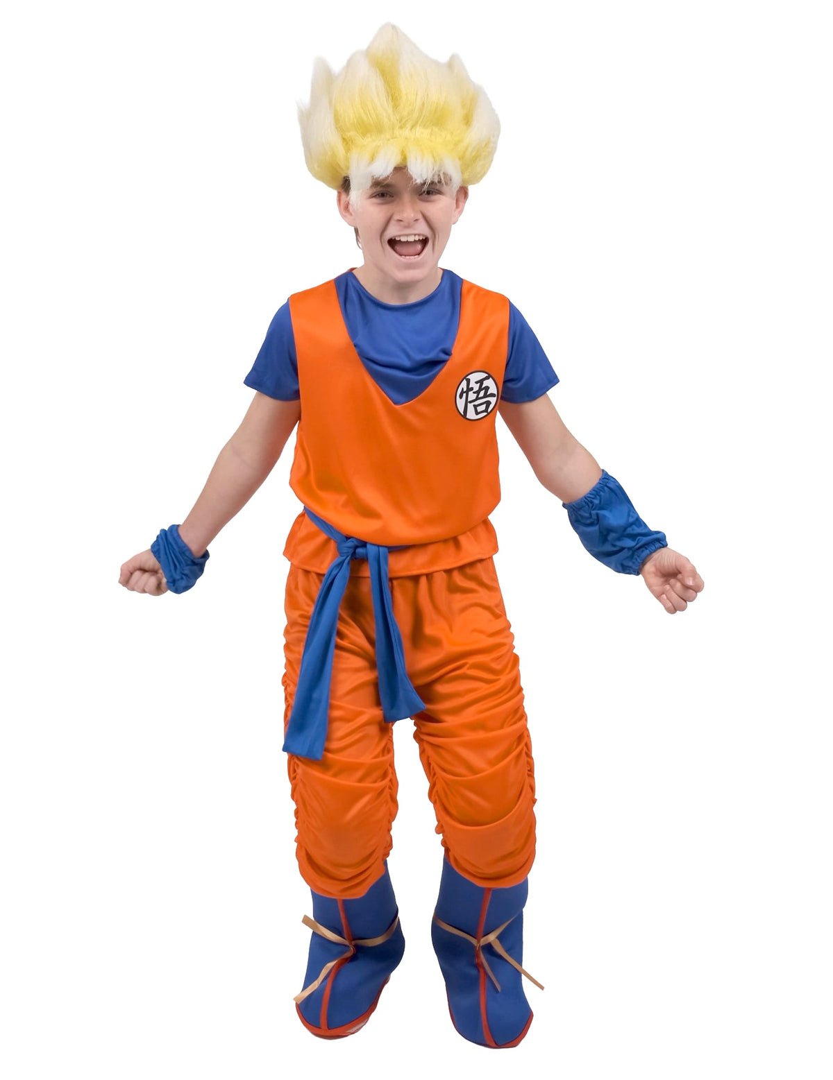 Vue de face du déguisement Son Goku Dragon Ball Z™ pour enfant