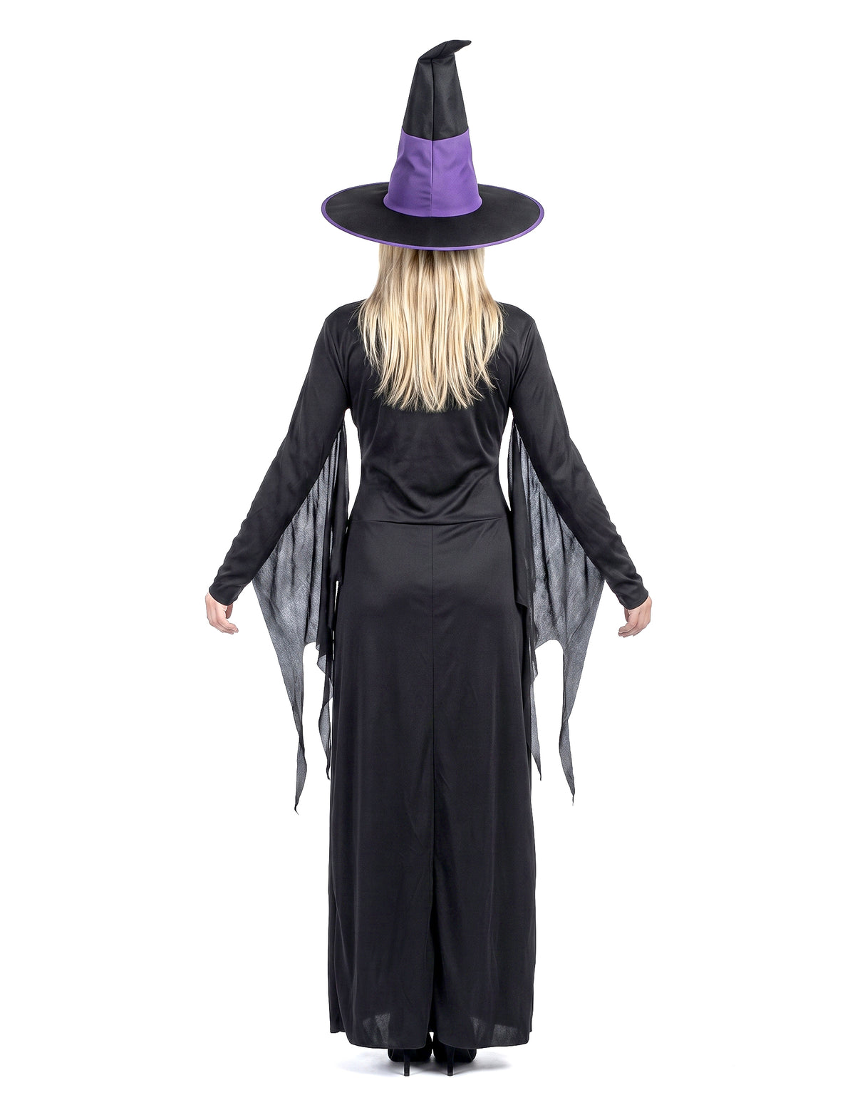 Deghizarea vrăjitoarei femeii de Halloween