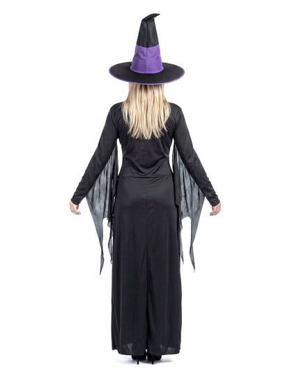 Deghizarea vrăjitoarei femeii de Halloween