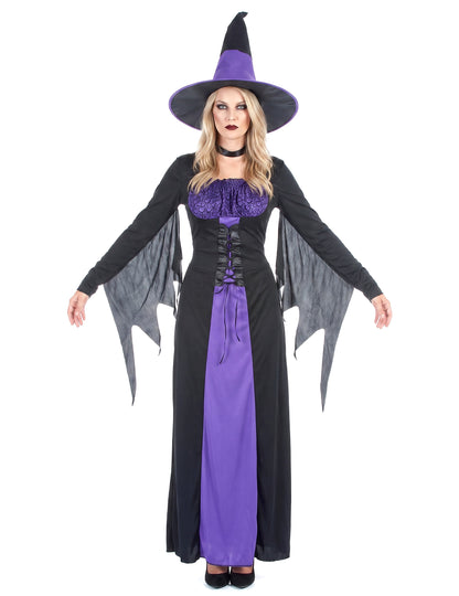 Deghizarea vrăjitoarei femeii de Halloween