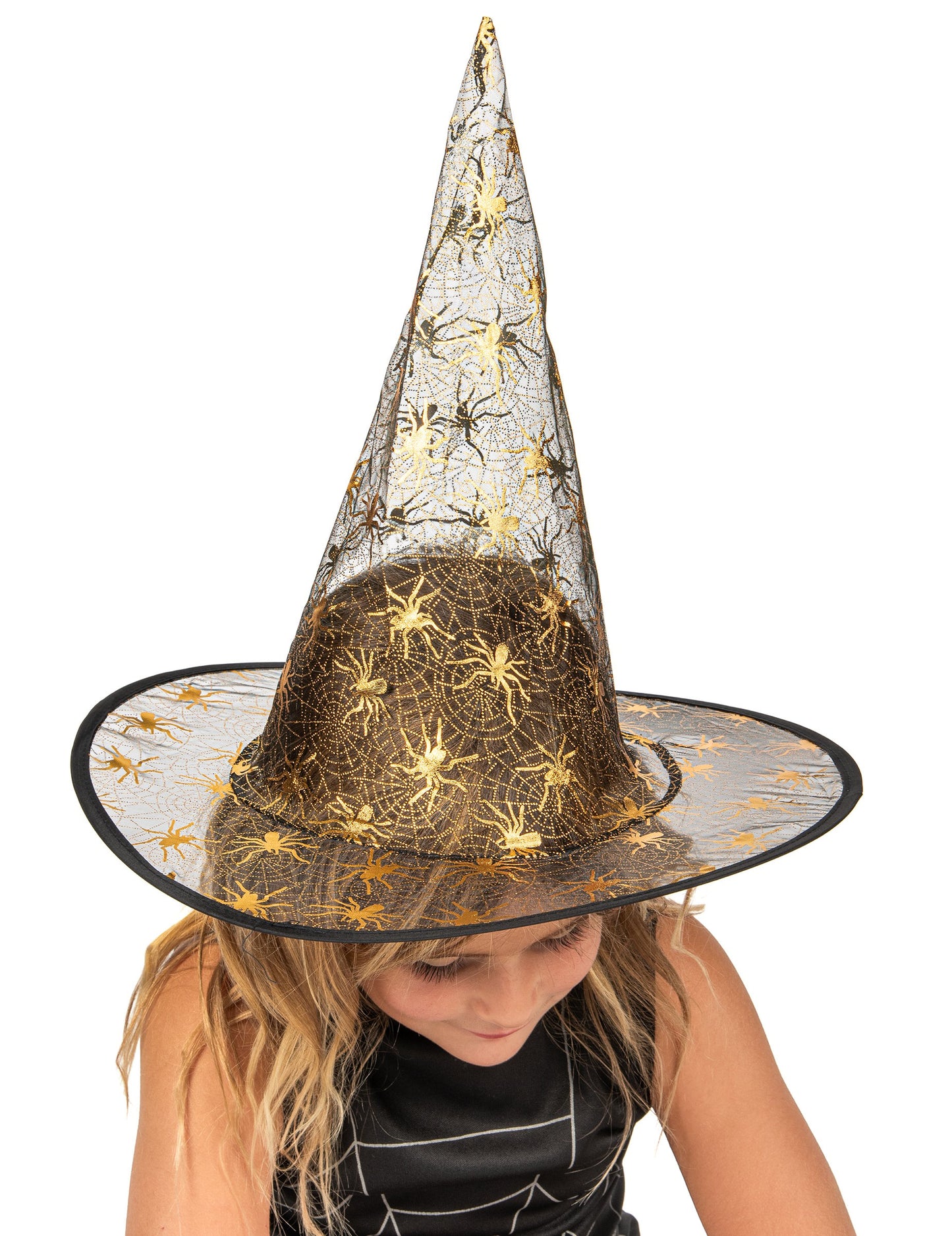 Deghizare vrăjitoare cu pălărie de fată