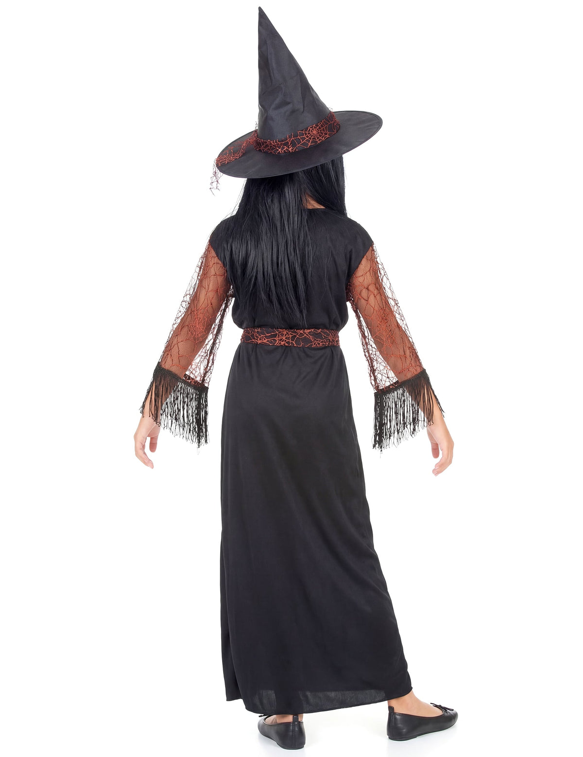 Vue de dos du déguisement de sorcière Halloween