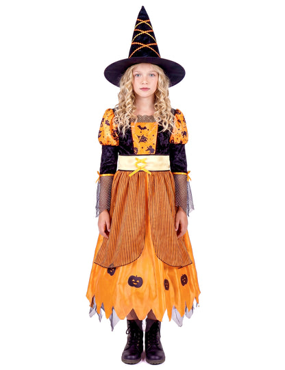 Orange Halloween Vrăjitoare deghizare
