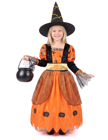 Orange Halloween Vrăjitoare deghizare