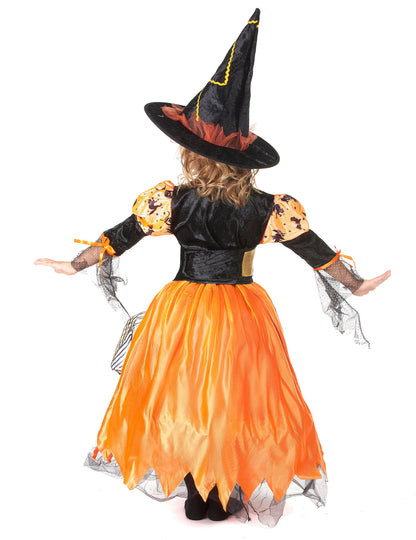 Orange Halloween Vrăjitoare deghizare