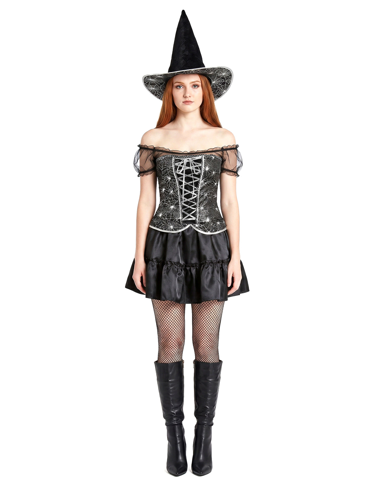 Deghizare sexy vrăjitoare cu corsetul femeilor de Halloween
