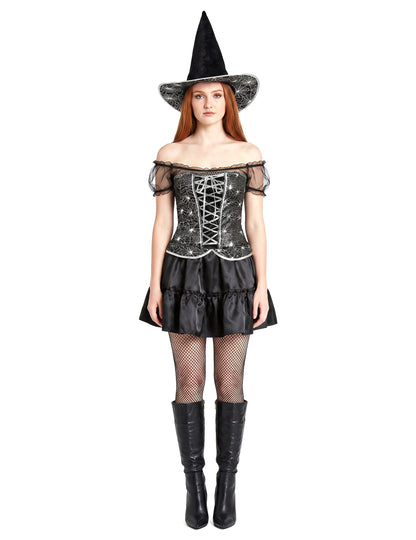 Deghizare sexy vrăjitoare cu corsetul femeilor de Halloween