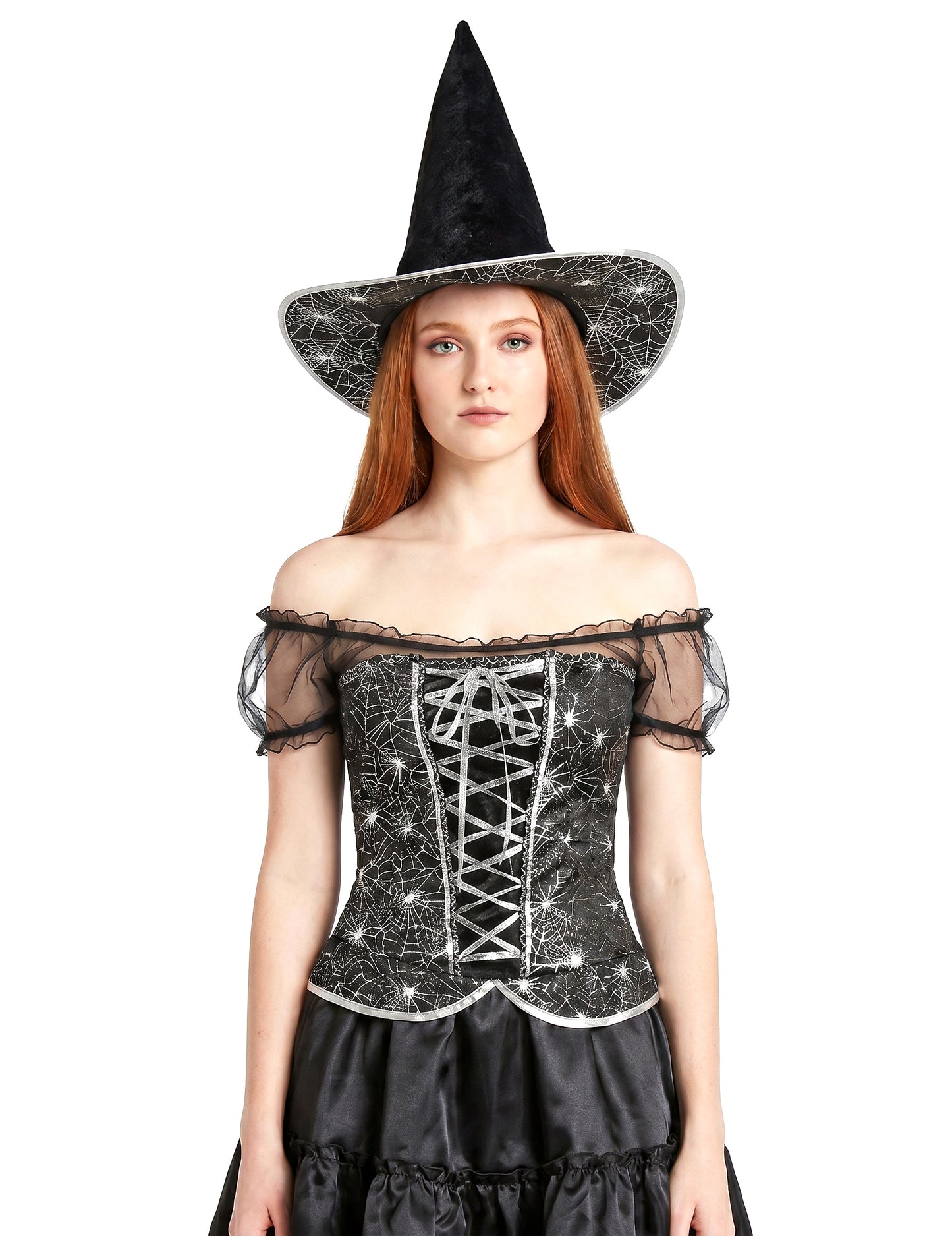 Deghizare sexy vrăjitoare cu corsetul femeilor de Halloween