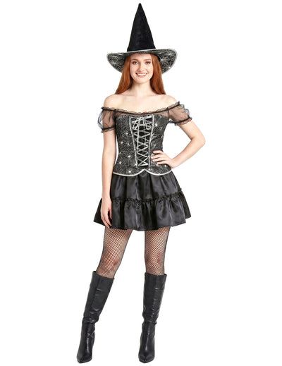 Deghizare sexy vrăjitoare cu corsetul femeilor de Halloween