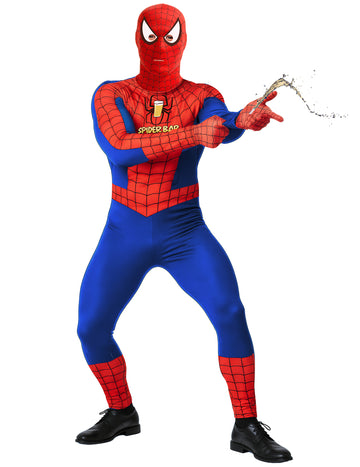 Costum de Spiderbar pentru adult cu lansator de lichide