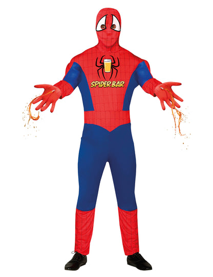 Costum de Spiderbar pentru adult cu lansator de lichide
