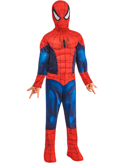 Costum de Spiderman™ musculos deluxe pentru copii