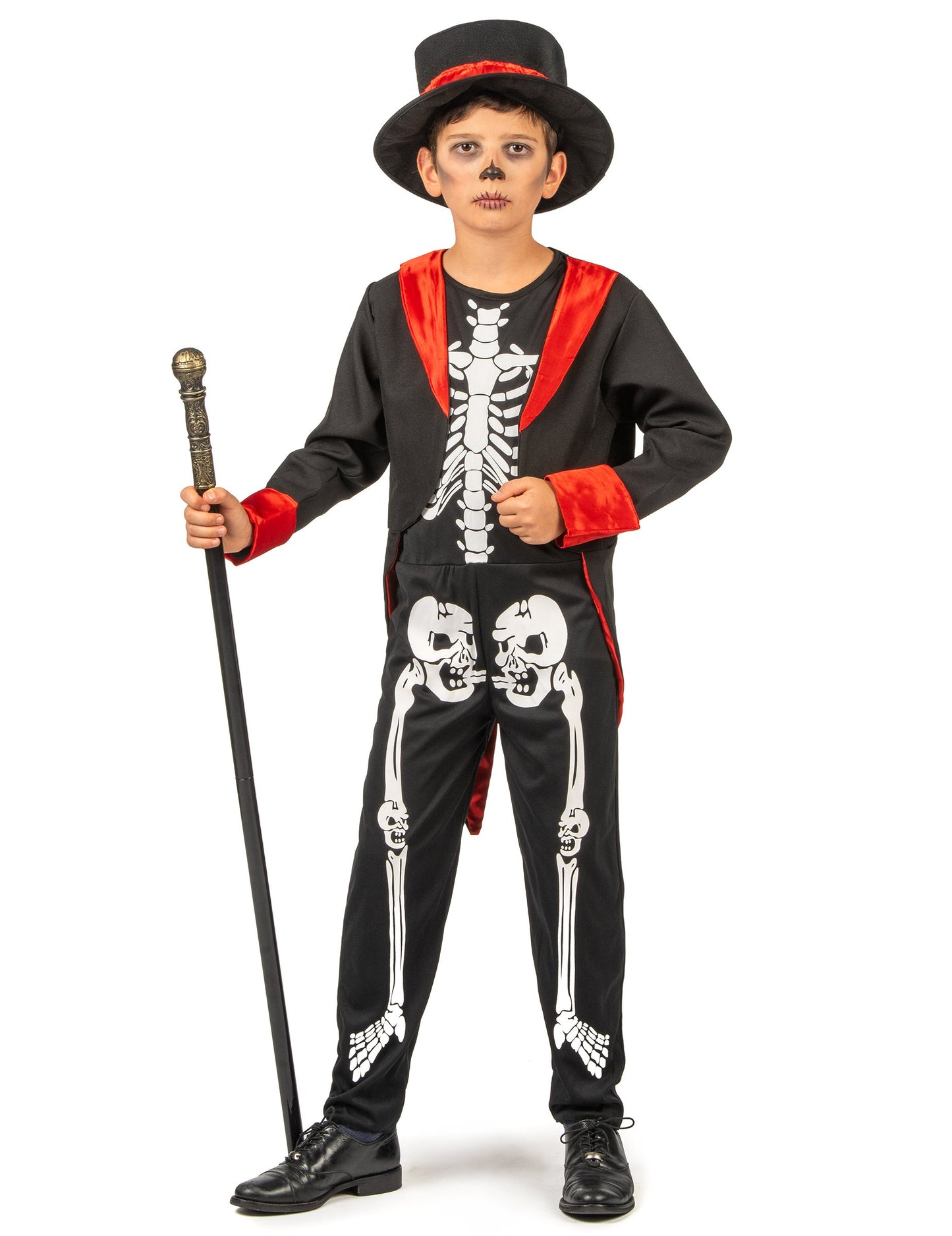 Costum de schelet de băieți chic