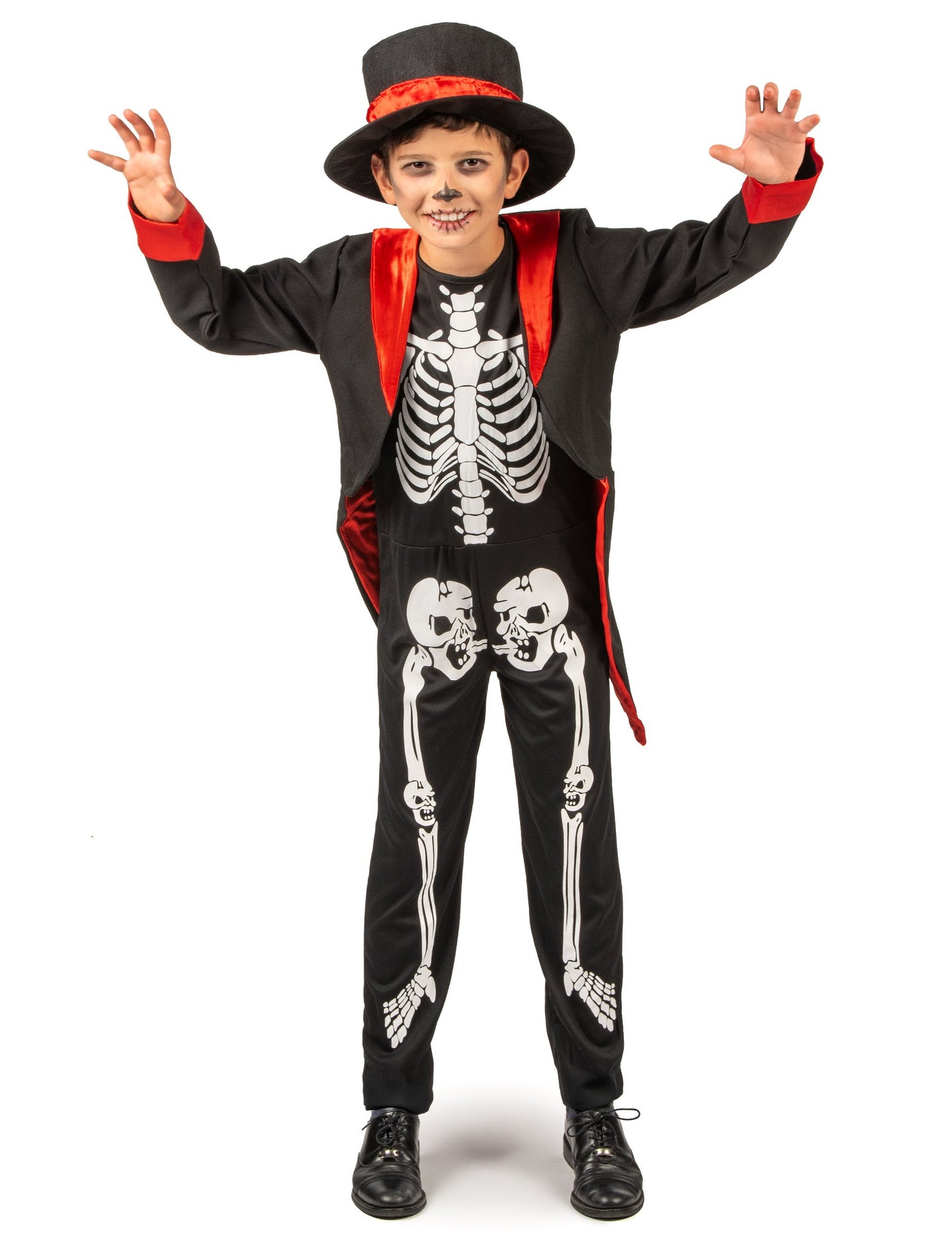 Costum de schelet de băieți chic