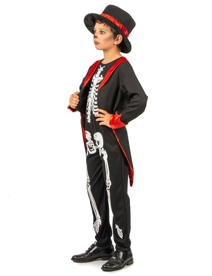 Costum de schelet de băieți chic