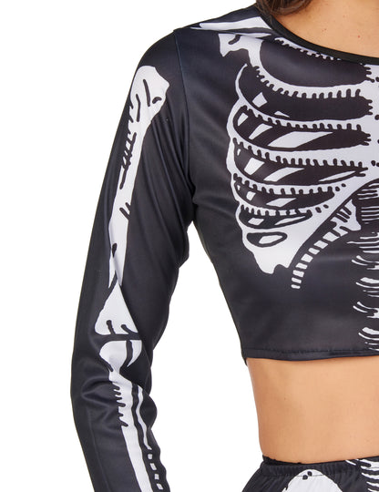 Costum de schelet pentru femei de top