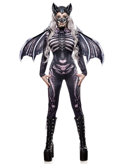 Costum de schelet de liliac de lux