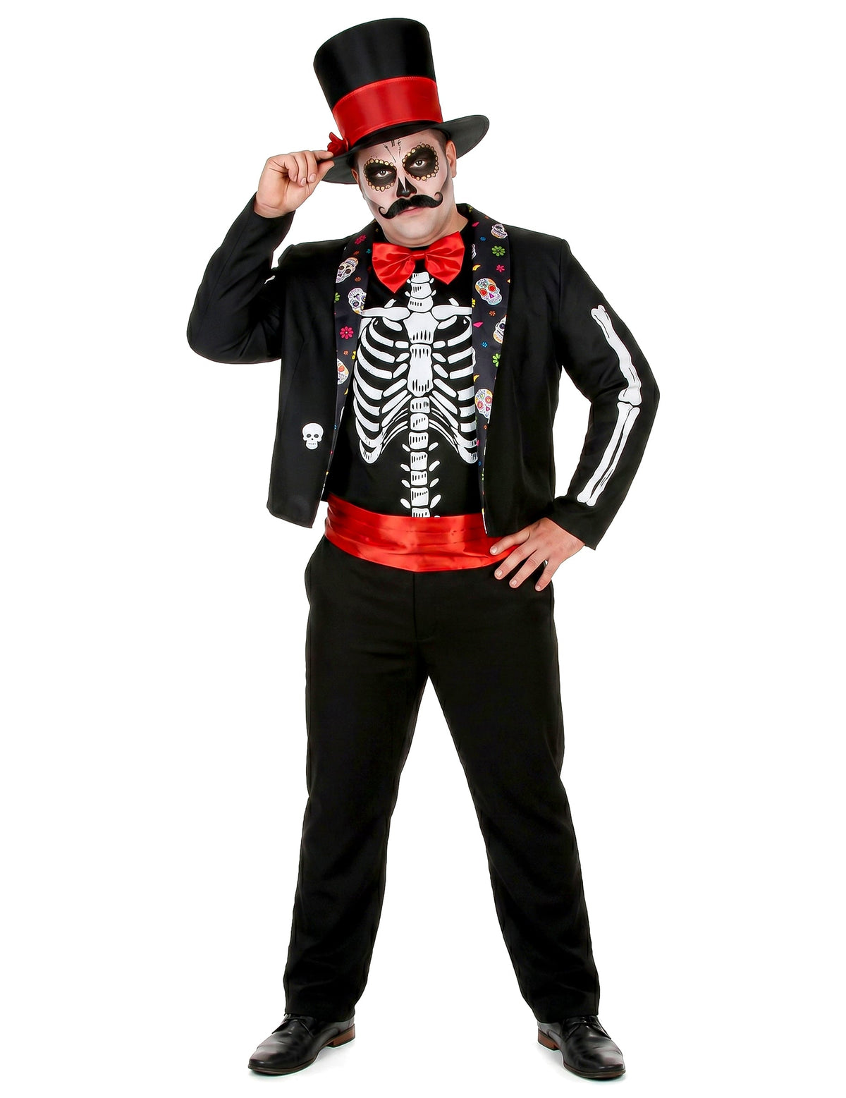 Schelet deghizare dia de los muertos bărbați bărbați bărbați