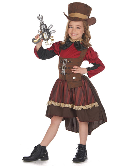 Costum de fată de lux steampunk