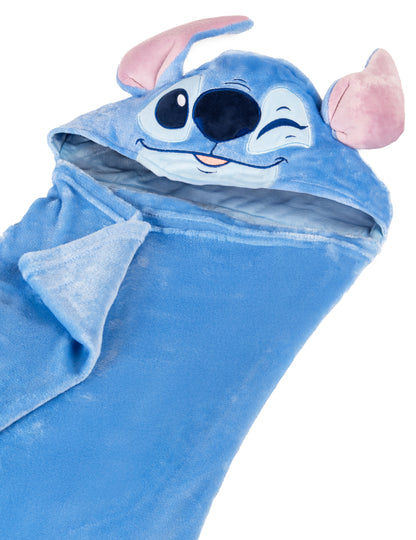Pătură din fleece cu glugă pentru costumul lui Stitch pentru copii, Lilo & Stitch™