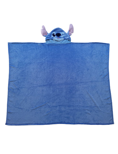 Pătură din fleece cu glugă pentru costumul lui Stitch pentru copii, Lilo & Stitch™