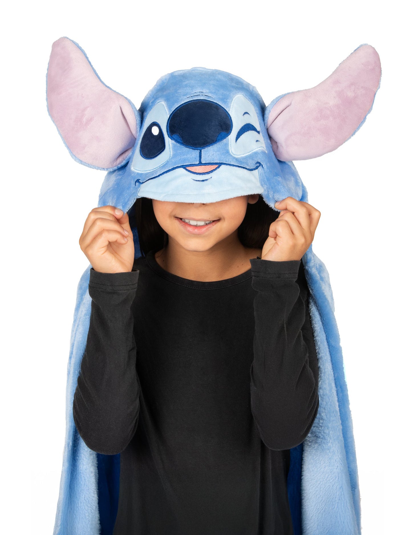 Pătură din fleece cu glugă pentru costumul lui Stitch pentru copii, Lilo & Stitch™