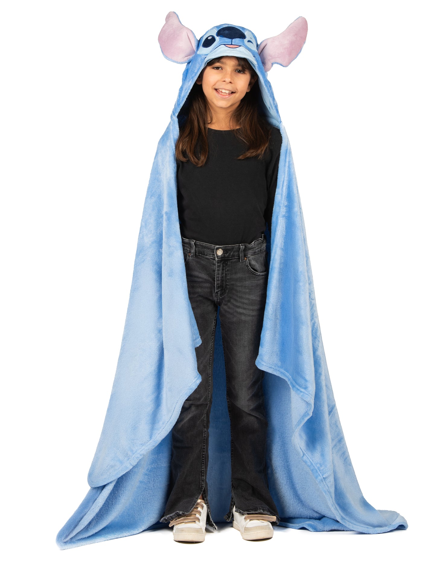 Pătură din fleece cu glugă pentru costumul lui Stitch pentru copii, Lilo & Stitch™