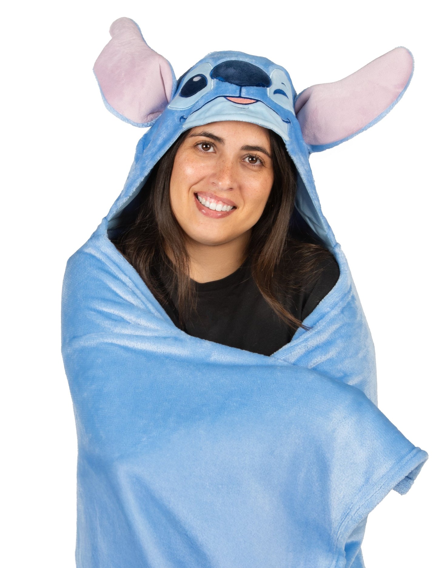Pătură din fleece cu glugă pentru costumul lui Stitch pentru copii, Lilo & Stitch™