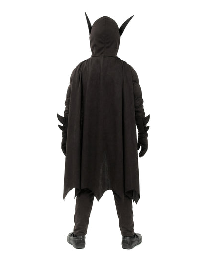 Vue de dos du déguisement super héros chauve-souris