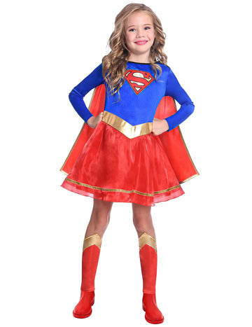 Costum clasic Supergirl™ pentru fată 