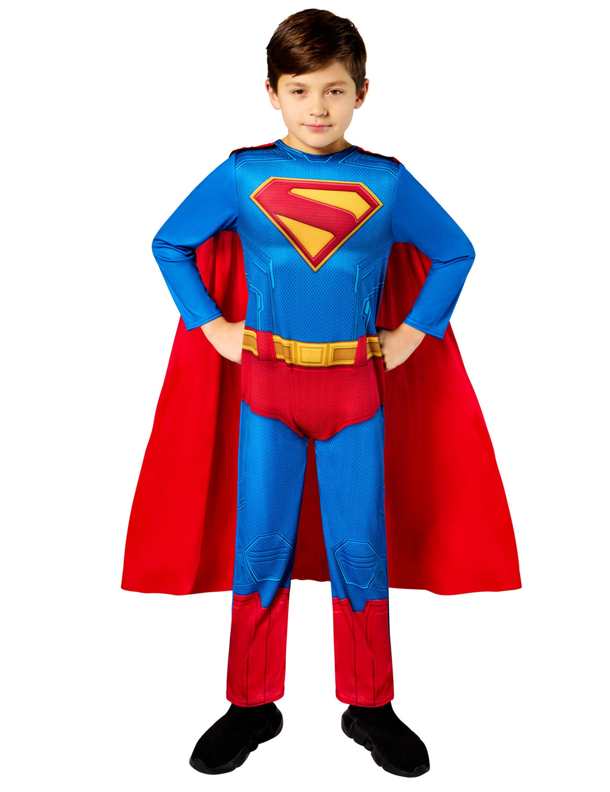Vue de face du déguisement Superman Classique